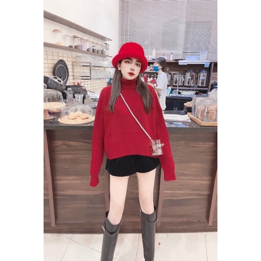 Áo len cao cổ hàng quảng châu kèm ảnh thật | BigBuy360 - bigbuy360.vn