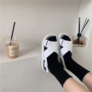 -Sandal nữ quai chéo ulzzang