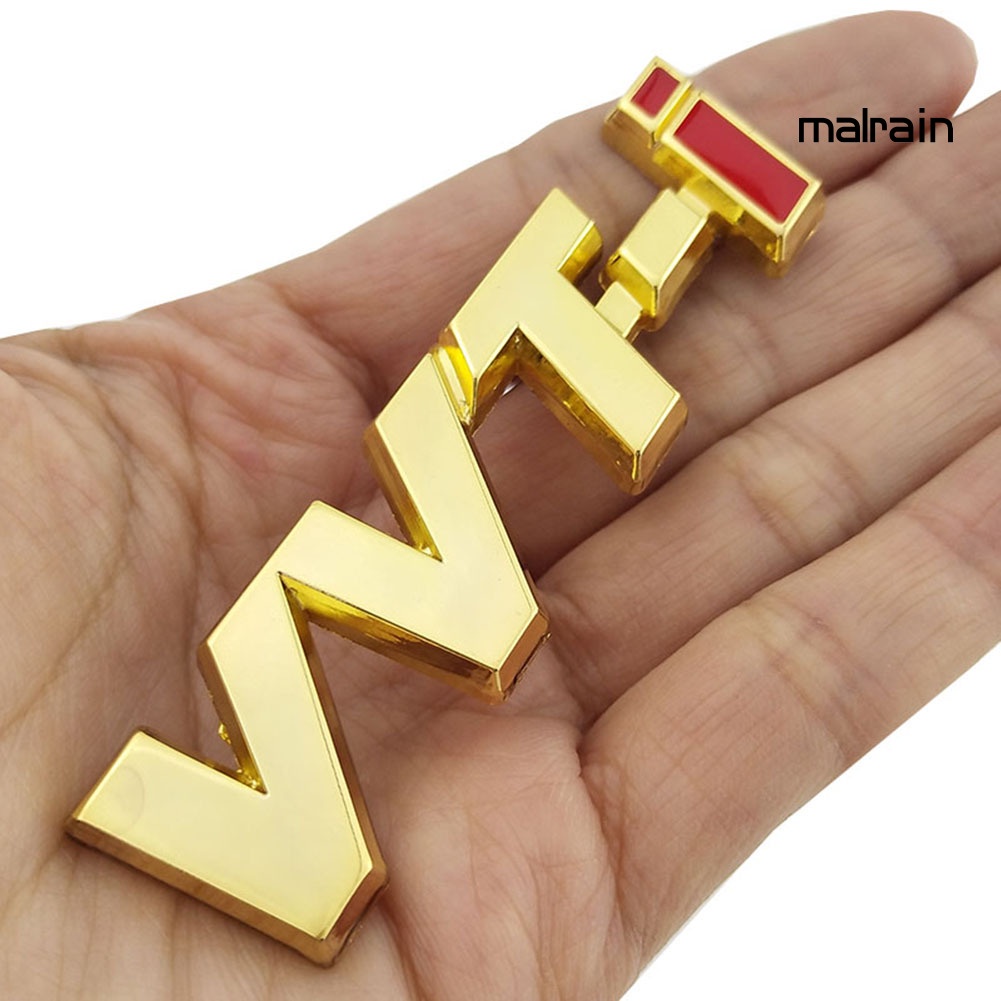 Logo Chữ VVTi Bằng Kim Loại Dán Trang Trí Xe Hơi Toyota Camry