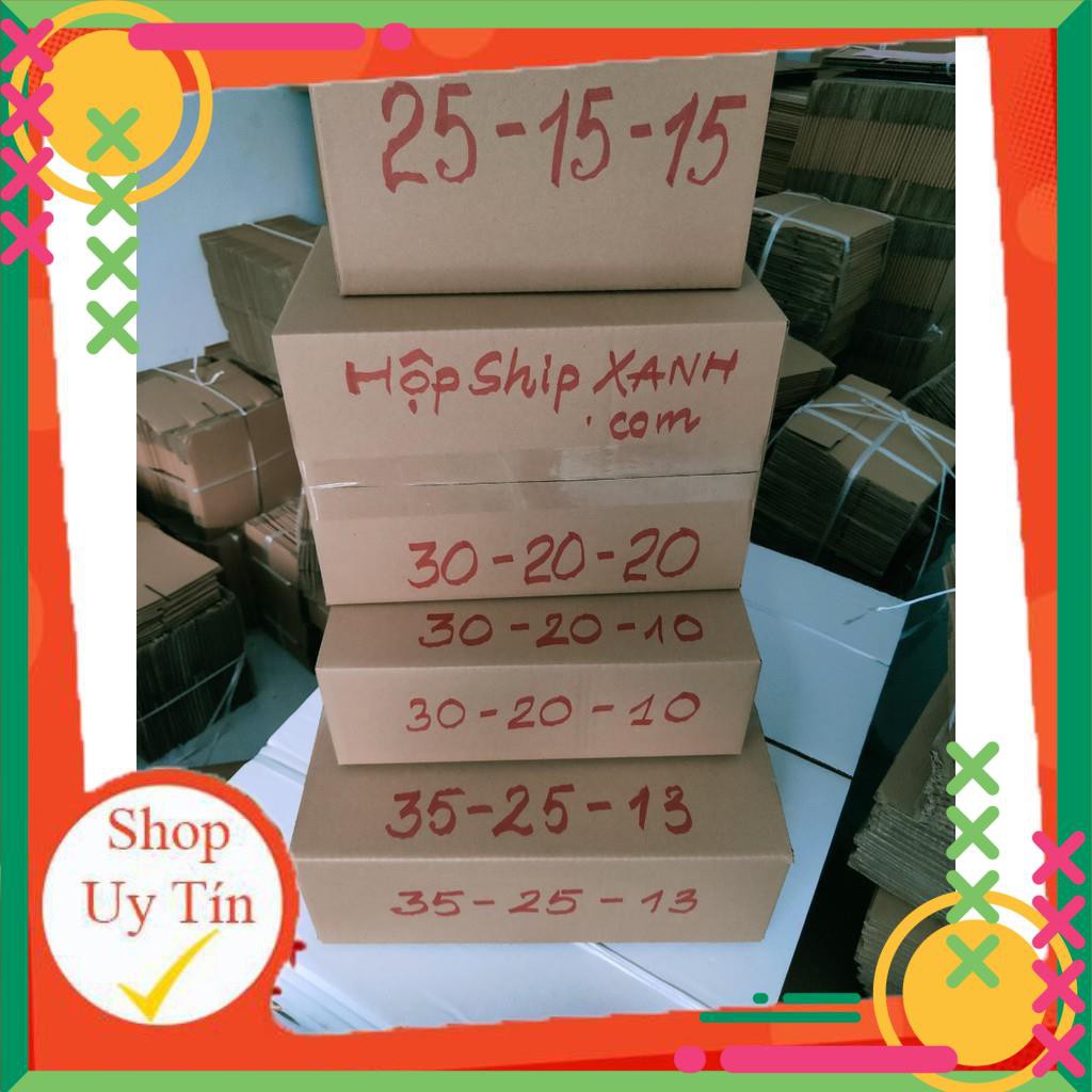 (Combo)100 Hộp carton 15*10*5 cm, hộp giấy carton đóng hàng siêu rẻ tại TPHCM