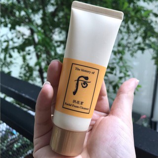 [Siêu thích] Sữa rửa mặt Whoo vàng Facial Foam Cleanser