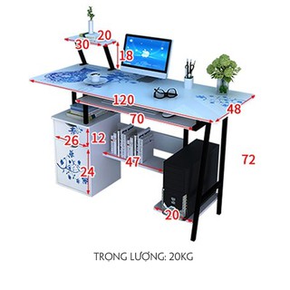 Bàn máy tính cao cấp size 120*48*72cm