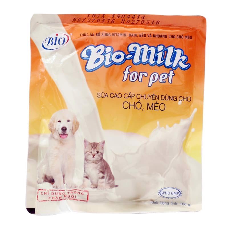 Sữa dành cho chó mèo con sơ sinh Bio Milk 100g