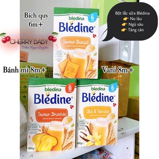 Bột lắc sữa bledina Pháp cho bé từ 6 tháng - hộp 400g