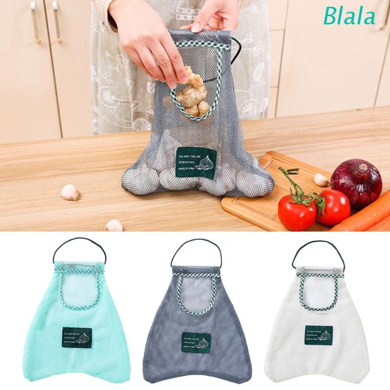 Túi Lưới Đựng Rau Củ Quả Treo Tường Tiện Lợi Cho Nhà Bếp