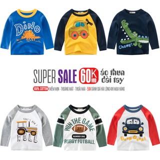Áo thun dài tay cho bé 27KIDS xuất khẩu chất 100%cotton