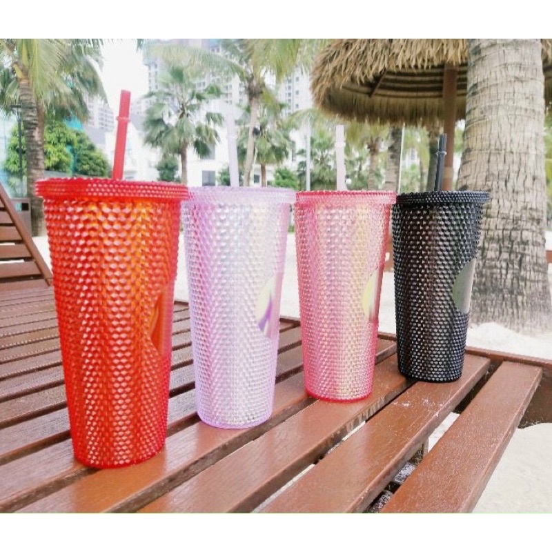 Ly Cốc STARBUCK uống nước 710ml kèm ống hút mẫu mới 2022