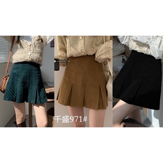 Chân váy nhung xếp li Audrey 971
