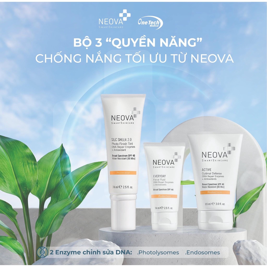 Kem chống nắng Neova Everyday Facial Fluid SPF 44 dung tích74ml