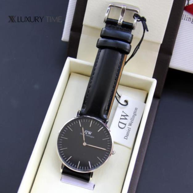 [Giá tốt] Đồng Hồ DW Nam Nữ Daniel Wellington Classic Black Sheffield 40mm - Silver