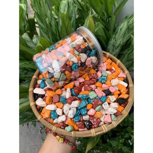 Kẹo Sỏi Đá Nhân Socola 500gr_trathaomocsi
