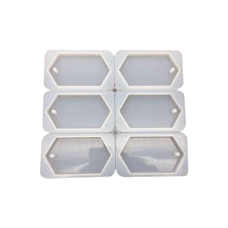 Khuôn Silicone Hình Chữ Nhật Có Lỗ Tự Làm Đồ Thủ Công DIY Cho Bé