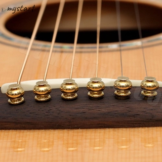 Set 6 Chốt Dây Đàn Guitar Bằng Đồng