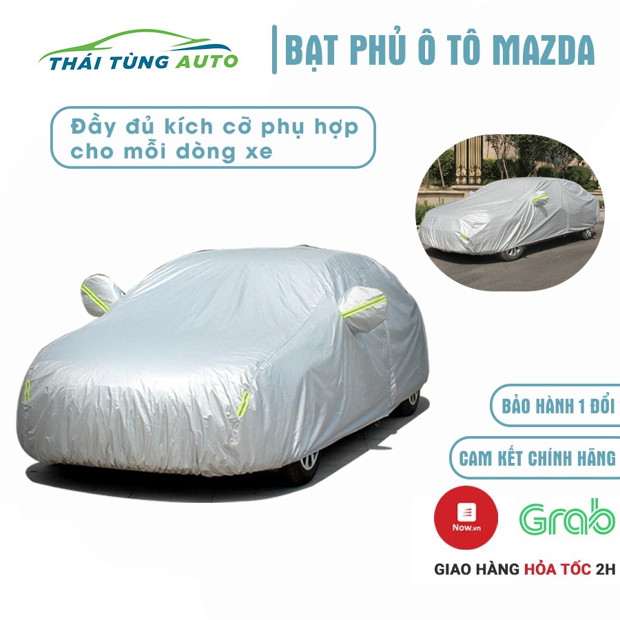 Bạt phủ ô tô Mazda 2 3 6 CX-3 CX-5 CX-8 BT-50 4 5 7 chỗ chống nắng mưa