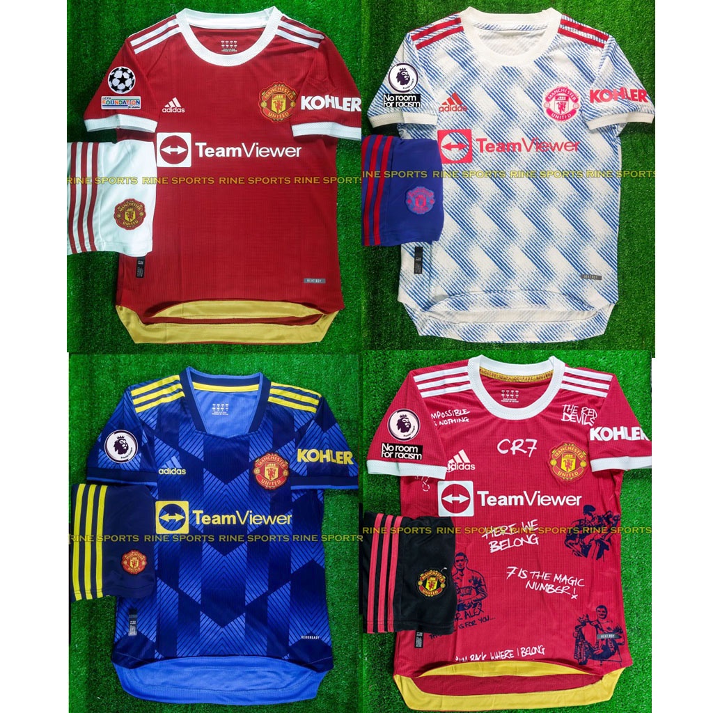 Hàng Thailand Super Bộ Áo bóng đá MU - Manchester United 2021/2022 chuẩn thi đấu-Cam kết Y Hình