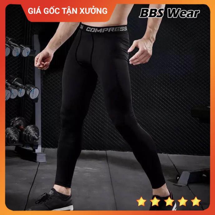 Quần COMBAT Legging Nam Dáng Dài PRO Chất Thun Co Dãn 4 Chiều Chuyên Gym, Bóng Rổ, Yoga - GY002 ་