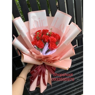 QUÀ TẶNG - bó hoa 10 bông sáp