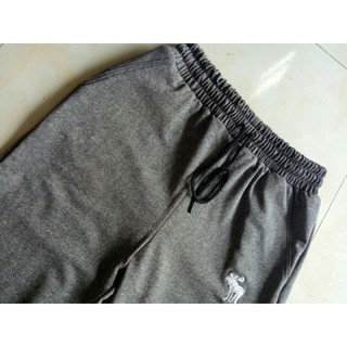 quần jogger nữ thêu huơu chất da cá