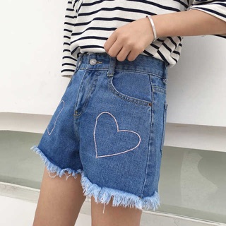 Quần shorts jean Hàn Quốc