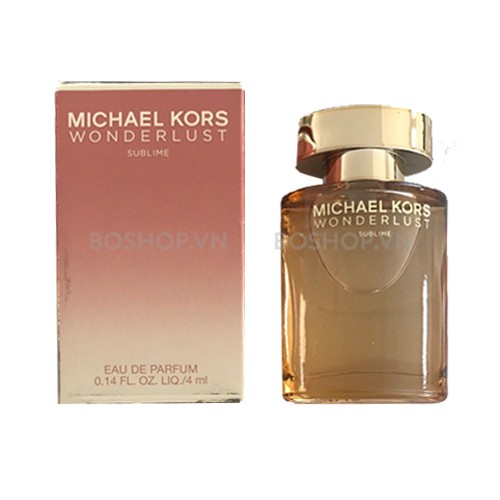 NƯỚC HOA NỮ MICHAEL KORS WONDERLUST SUBLIME EDP 4ML CHÍNH HÃNG - 5545