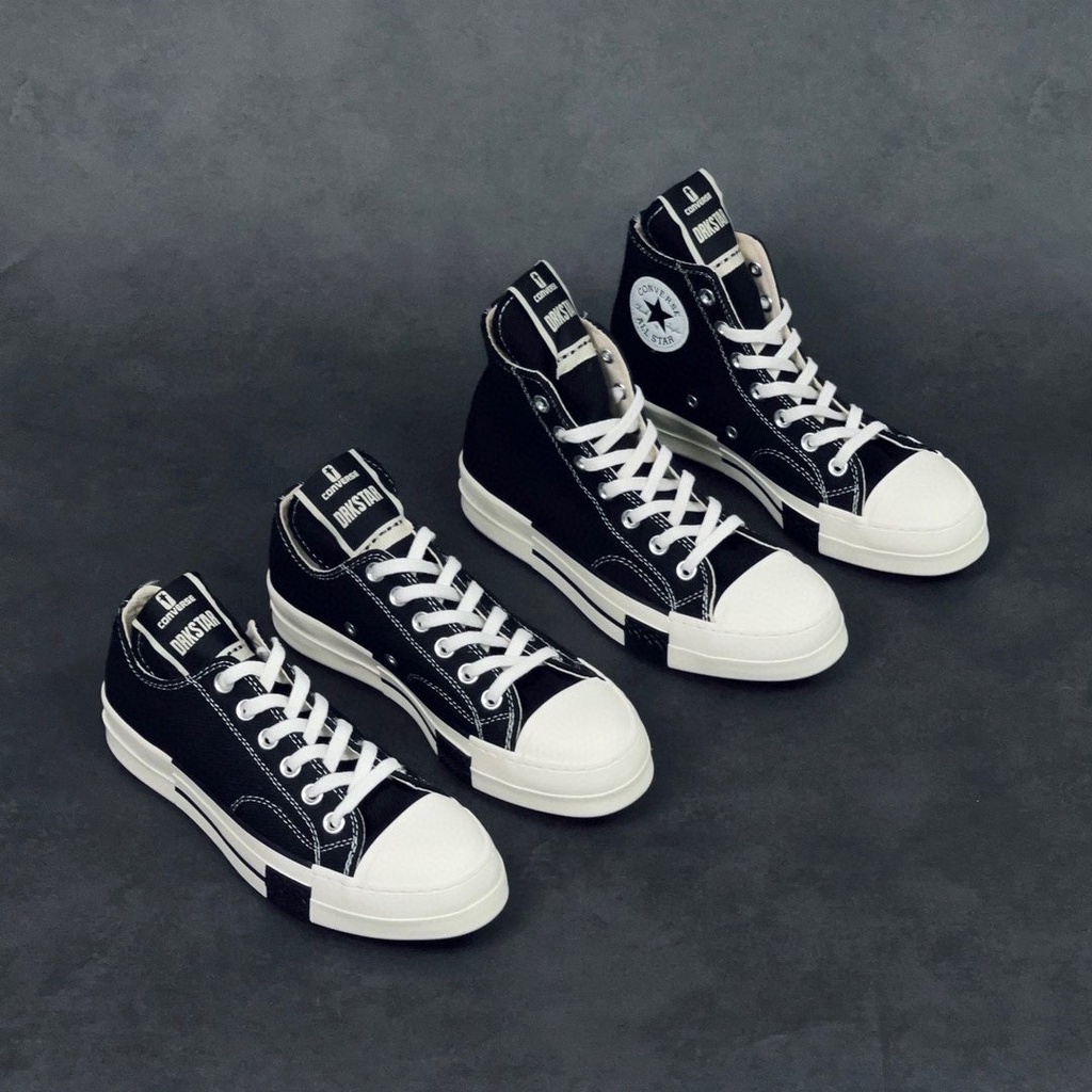 Giày Thể Thao Canvas Drkshmw x Converse 1970s Drkshdw Size 35-44 Thời Trang Năng Động