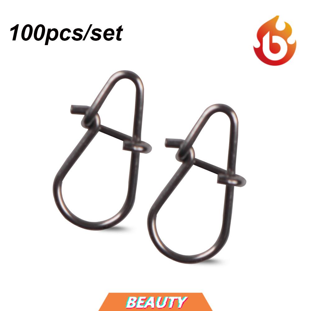 100 Móc treo câu cá bằng thép không gỉ