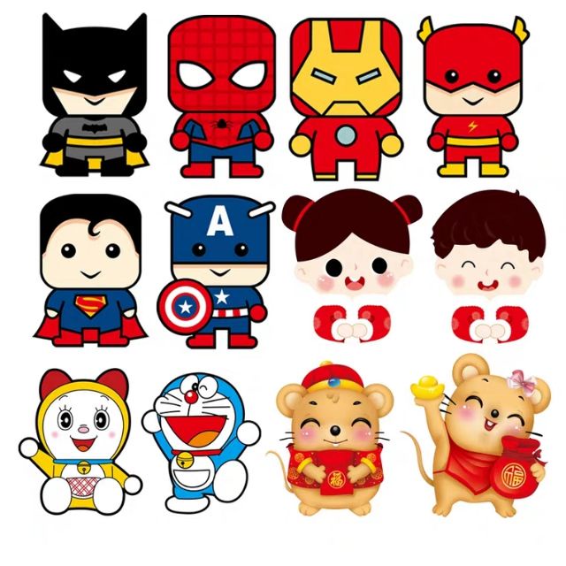 SET 10 CHIẾC LÌ XÌ CHO BÉ - BAO LÌ XÌ HÌNH THÚ CUTE TẾT 2020