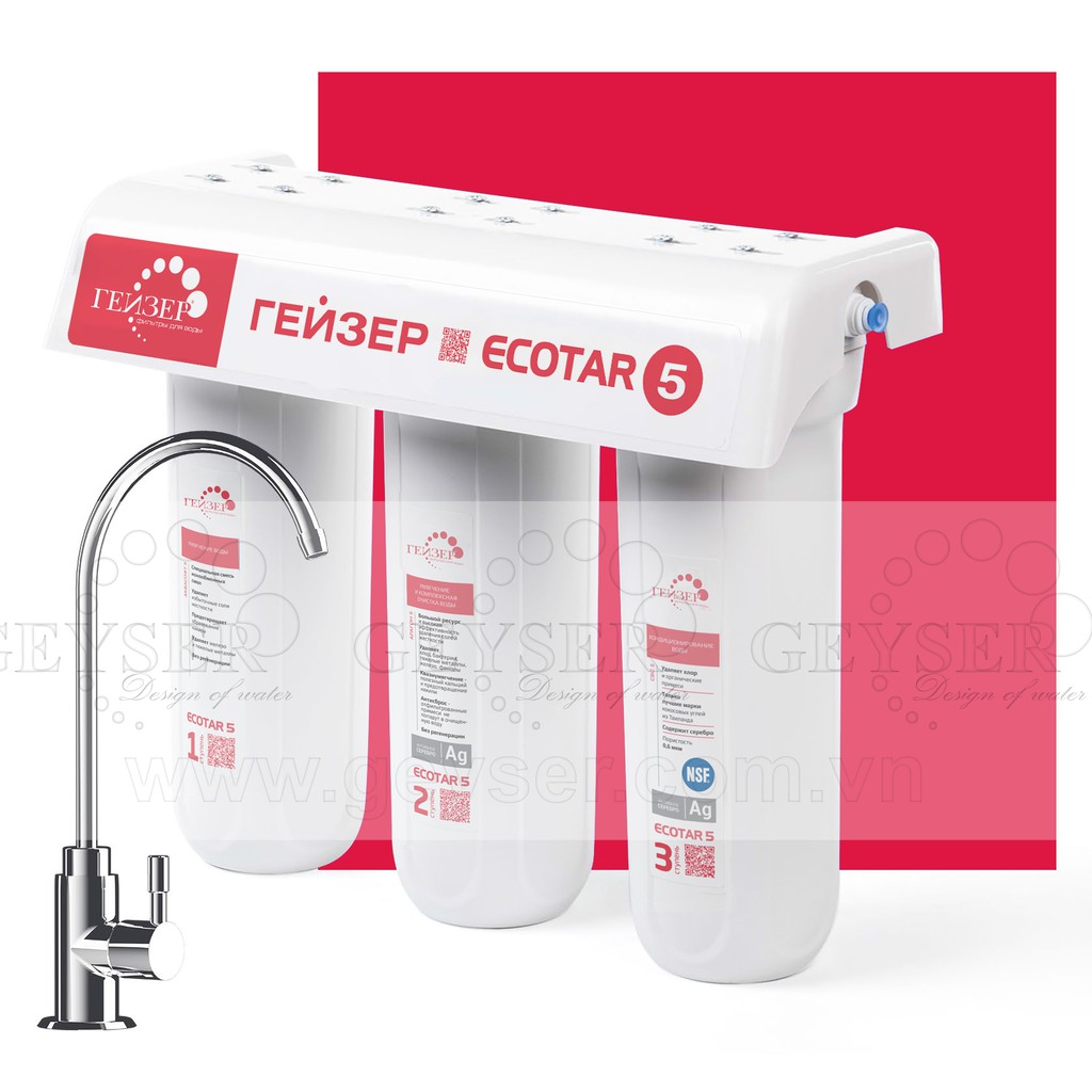 Máy lọc nước Geyser Ecotar 5 - Made in Russia