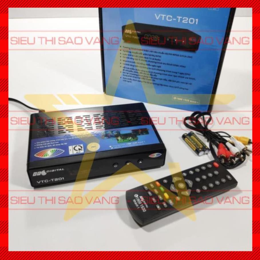 Đầu kĩ thuật số đầu thu mặt đất DVB T2 VTC T201 - BH 12 tháng