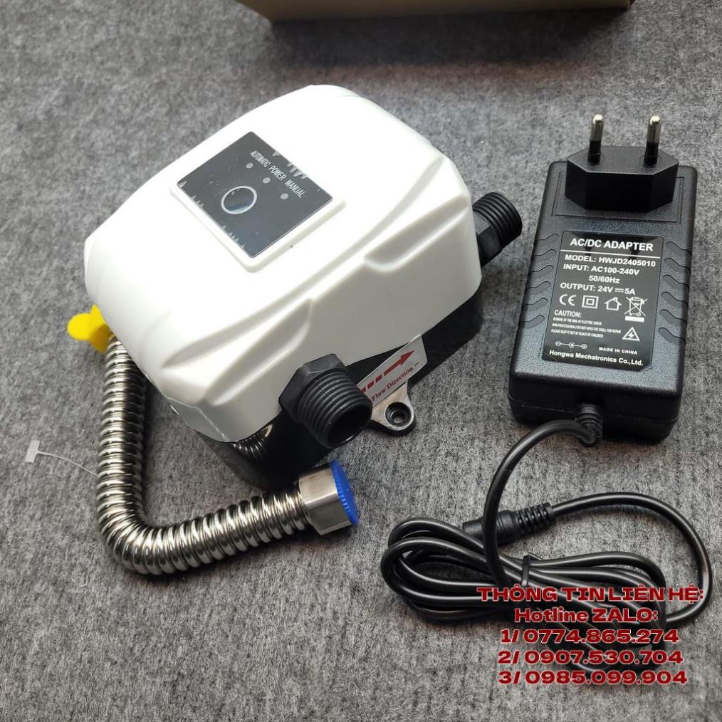 Máy bơm tăng áp dùng cho máy nước nóng lạnh vòi sen máy giặt - OMAIS dùng nguồn DC 24V DC mẫu DR-20 - An Toàn