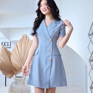 Đầm KOMIE - Đầm công sở cổ bẻ