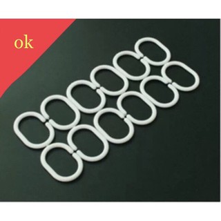 Móc Treo Nhựa Rèm Phòng Tắm - Nhựa Dẻo Cao Cấp
