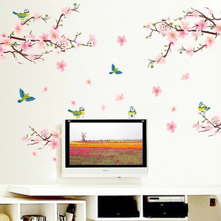 Decal dán tường Cành hoa đào   - Tết 14