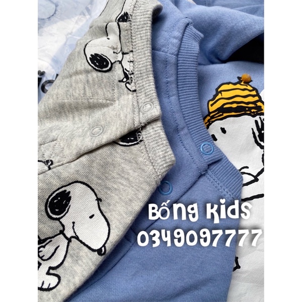 Áo Nỉ Bé Trai Cún Sno0py HaM