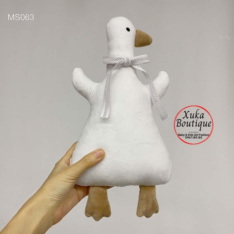 Thú Bông Vịt Trắng Organic Phong Cách Hàn Quốc