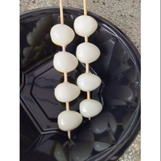 Trứng cút - 1 cây - Mô hình xiên que làm bằng nhựa