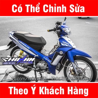 Tem Trùm Sirius Xanh Trắng Đơn giản