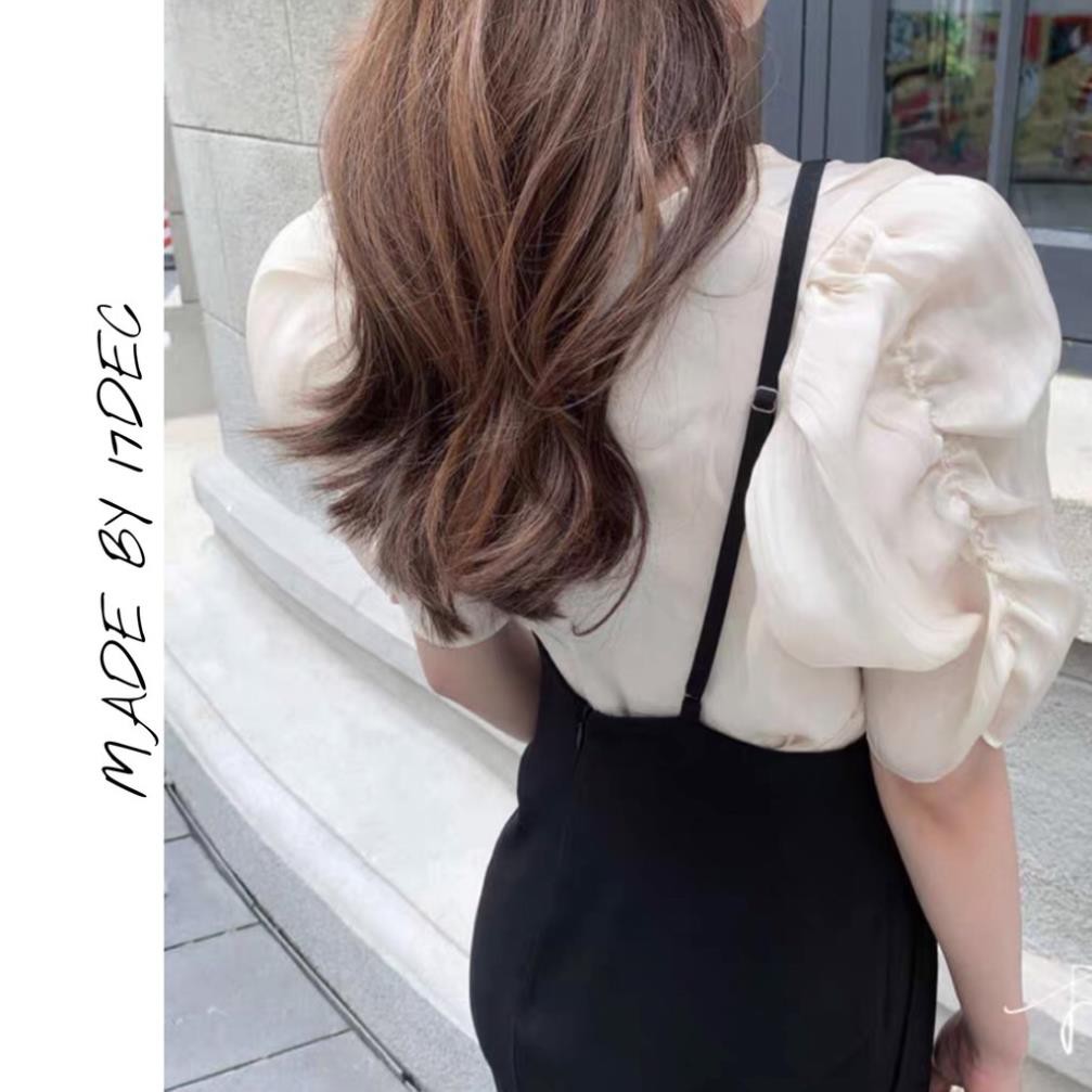 Quần yếm vải ống rộng 17DEC, quần yếm dây ống suông ulzzang cho nữ 2021 | BigBuy360 - bigbuy360.vn