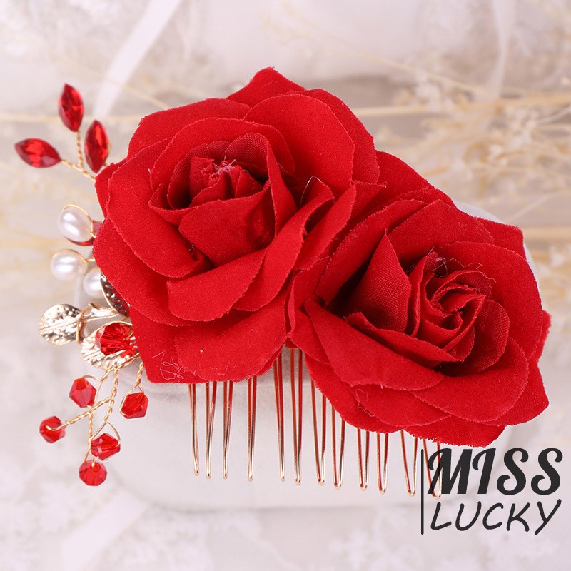 Lược cài tóc kiểu dáng thời trang thanh tú cho cô dâu