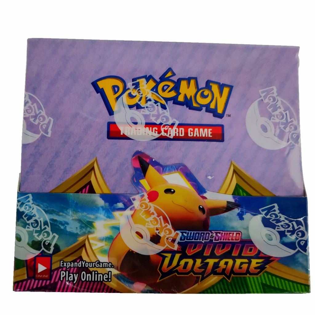 Bộ 36 Thẻ Bài POKEMON Xoay 360 Độ Phiên Bản Tiếng Anh