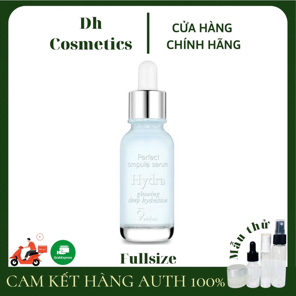 Tinh chất dưỡng ẩm 9 Wishes Hydra Skin Ampule Serum 25ml Dhcosmetic