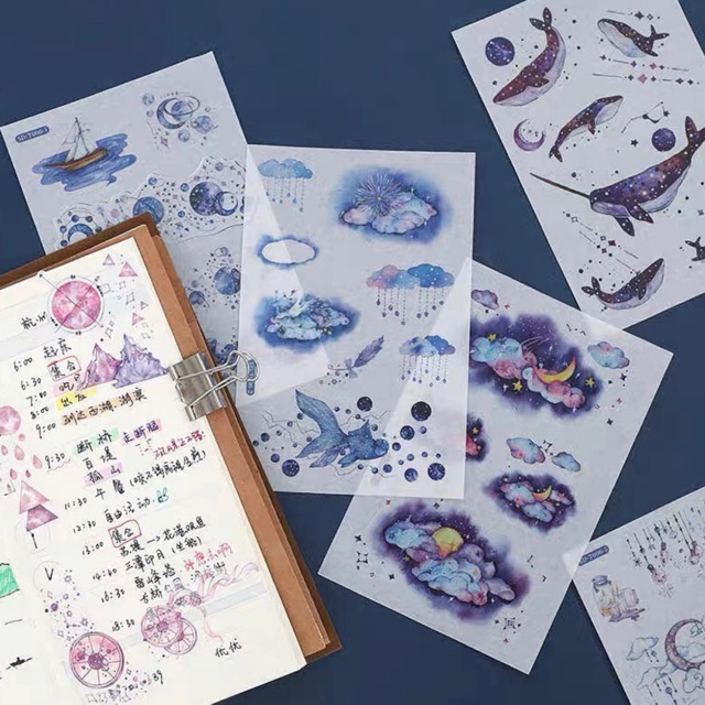 Set 6 tấm stickers