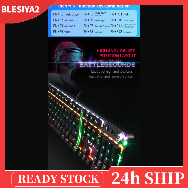 Bàn Phím Chơi Game Có Dây Chống Thấm Nước Dành Cho Windows / Pc / Windows / Pc | BigBuy360 - bigbuy360.vn