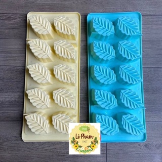 Combo 5 Khuôn rau câu đá viên thạch trà sữa chiếc lá