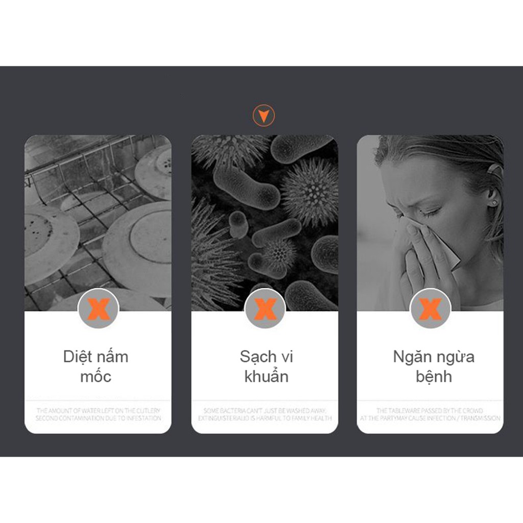 Tủ sấy bát đĩa  , tủ sấy bát gia đình KT-58A dung tích 58L