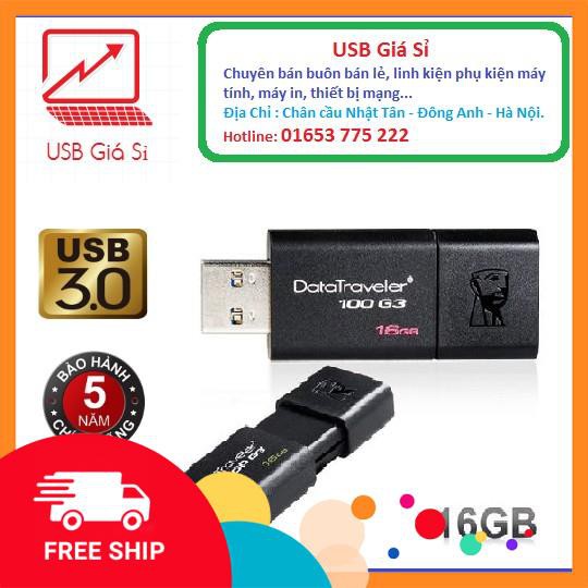 USB Kingston DT100G3 USB 3.0 16GB - BH 12 tháng | BigBuy360 - bigbuy360.vn