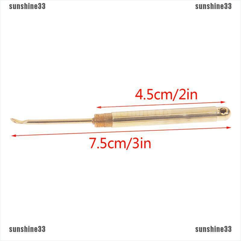 [Hàng mới về] Dụng cụ lấy ráy tai màu vàng kim xếp gọn