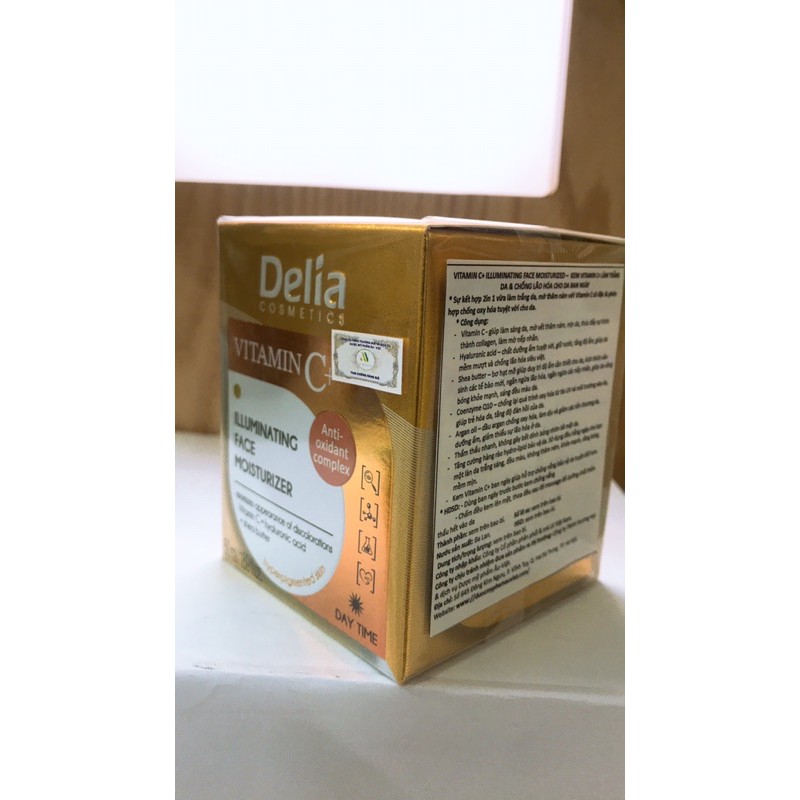 Kem dưỡng trắng da DELIA - Kem chống lão hóa  cho da Vitamin C ban ngày | BigBuy360 - bigbuy360.vn