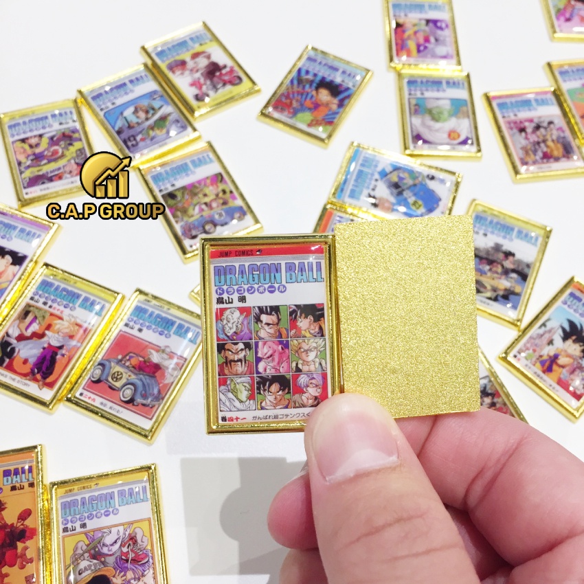 Huy hiệu hình truyện tranh Dragon Ball Songoku 7 Viên ngọc rồng bằng kim loại - 00IX