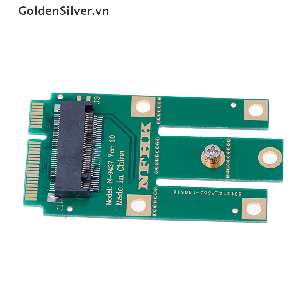 Mô-đun Không Dây A + E key A key M.2 NGFF Sang MINI PCIE Cho Thẻ Không Dây